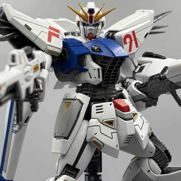 【ガンプラ全塗装作成】MGF91をディテールアップ全塗装！～MG 1/100 ガンダムF91 Ver.2.0～