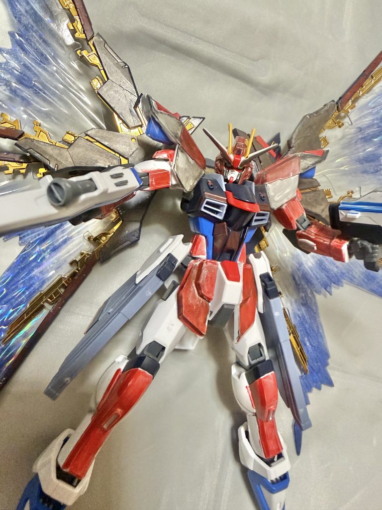 光の翼を装着しております