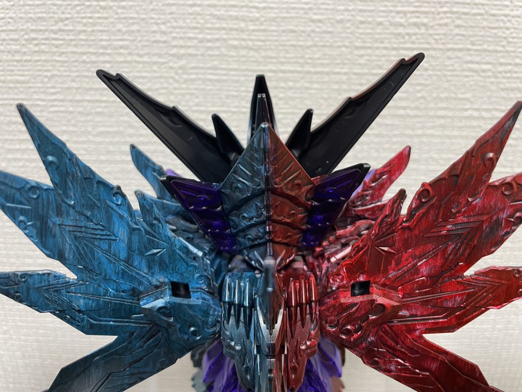 カサカサ状態じゃなくて、筆に少し塗料が残る程度でドライブラシして雑に塗装。