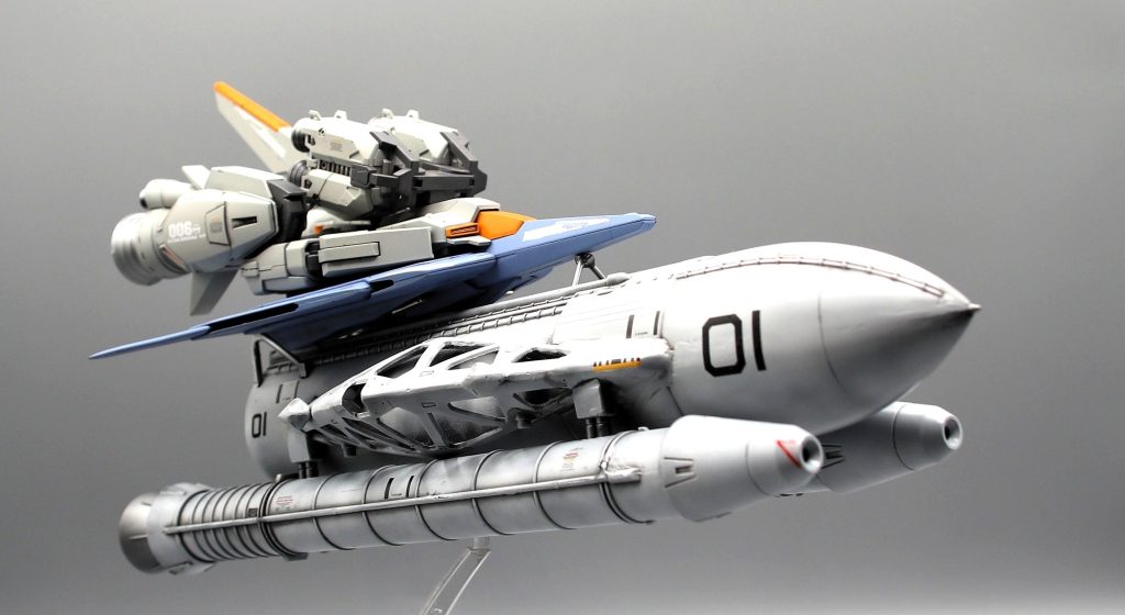 Zガンダム＆高機動長距離航行ユニット–2枚目/制作者：@shinji