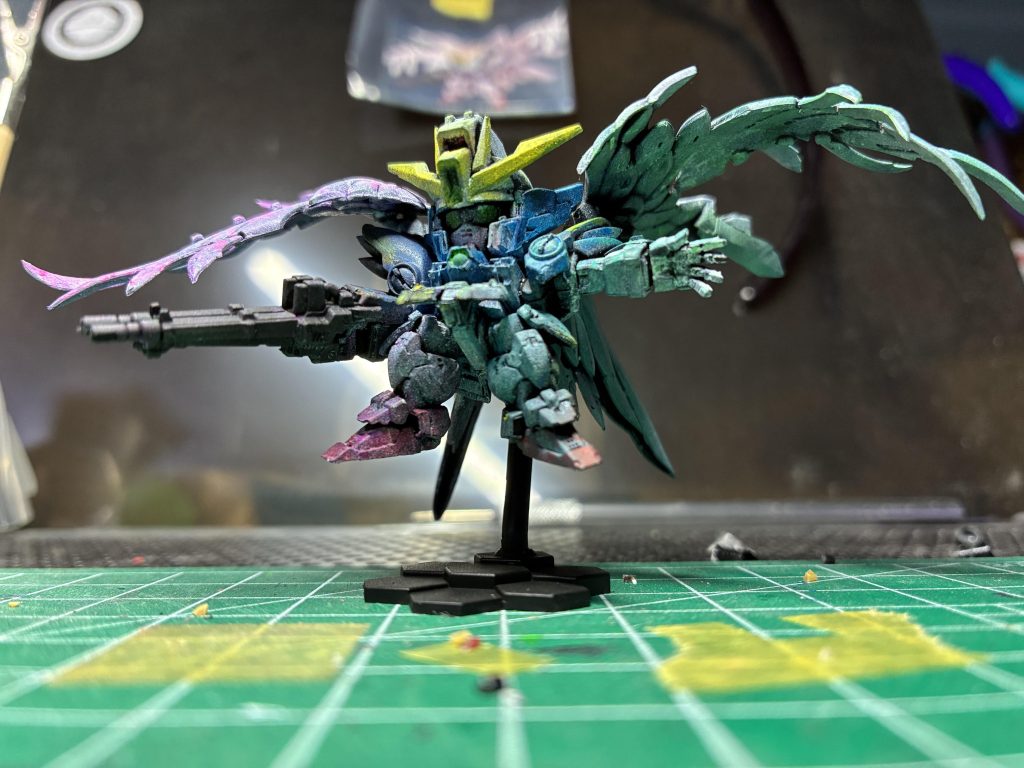 今回は、スポンジ塗装で。