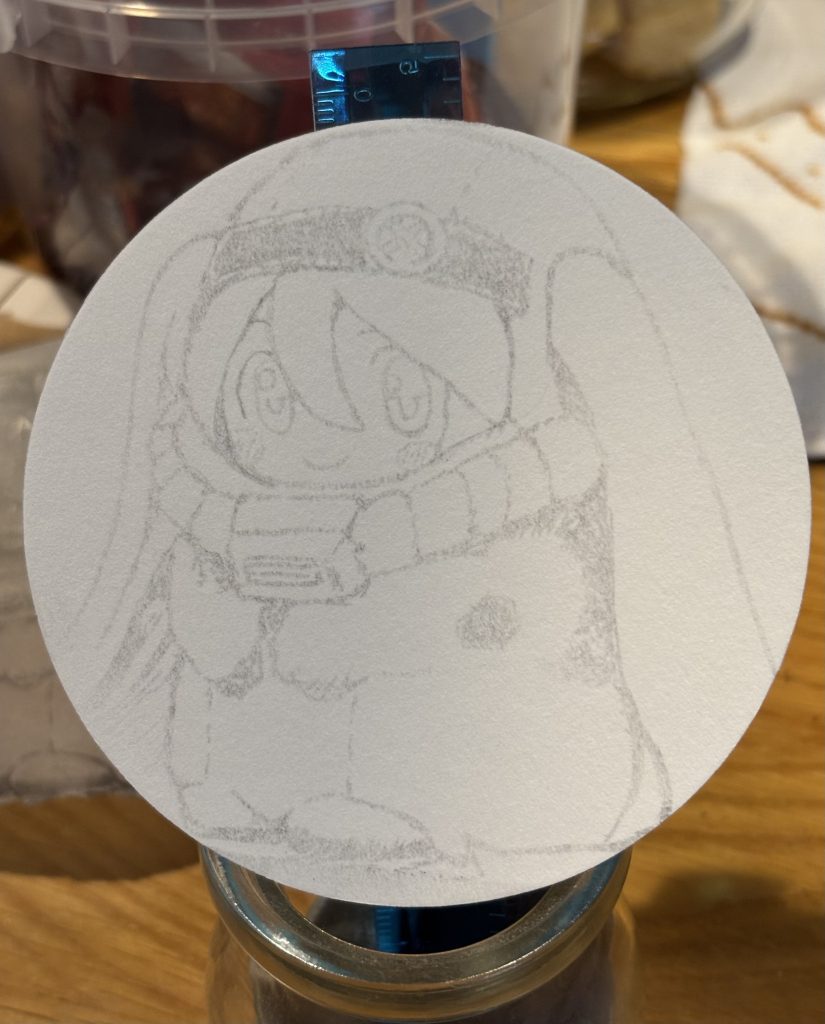 プラ板　に　 とれーしんぐぺーぱー で 転写 素材　炭　です ※ 脱 繁盛期 で やっと落ち着いてきました☺️