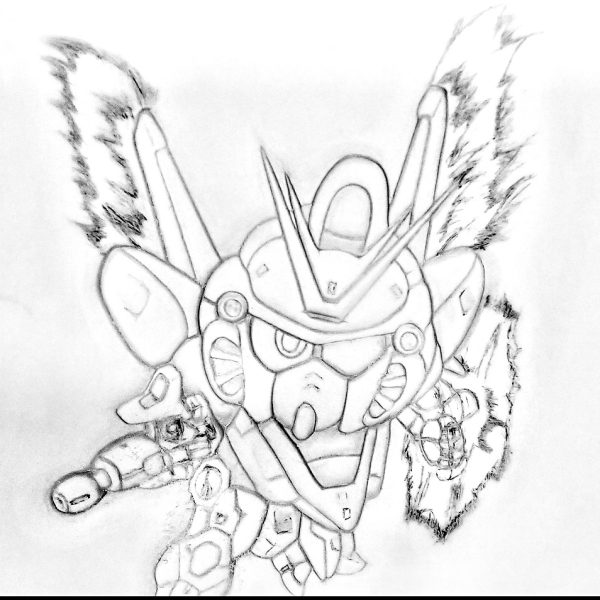 まったく需要有りはしないと思いますがプラ板でお絵描きした物は筋彫りの練習にとても重宝するので参考にどうぞ更にディフォメ感上げるのに調整していますが分かれば大した物だと（画像ではわからんかったとですたい🤓）（3枚目）