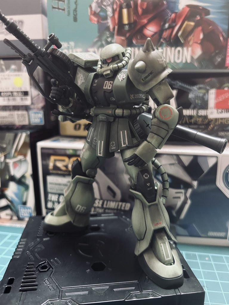 ウェザリングで汚してます