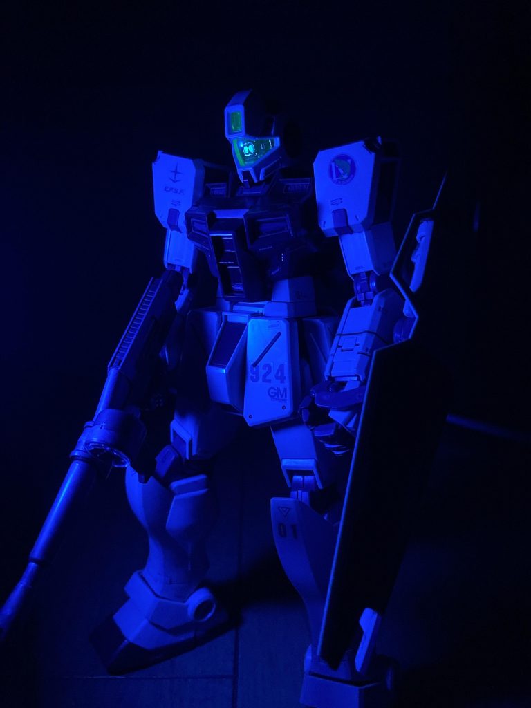 夜間の月夜の光に照らされてという写真です 