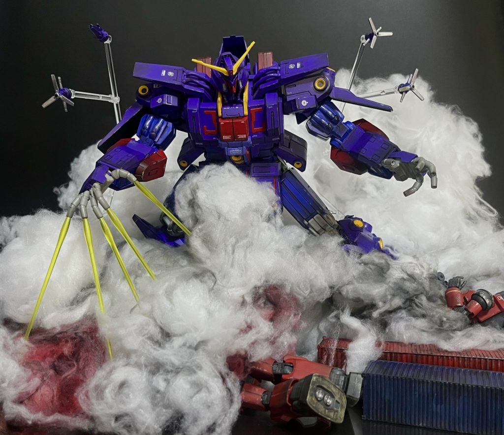 なんか楽しくなってきちゃってありもので遊んでみたりして…