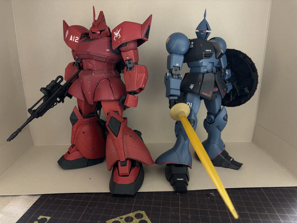 シャアゲルググとツーショット
