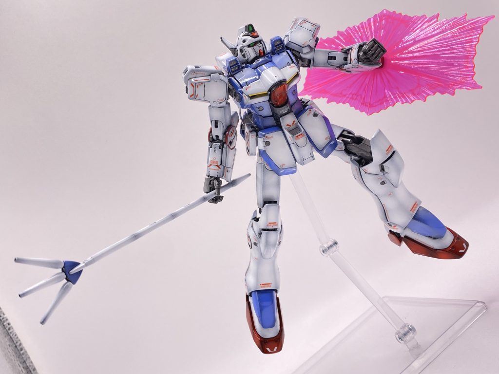 今回はグラデーションをハッキリめにしてみましたデカールを貼るとかなりしつこい感じになるかと思いましたが予想通りにしつこくなってしまいました( ´艸｀)まあ、見慣れてくれば……これはこれでヨシとしましょう。