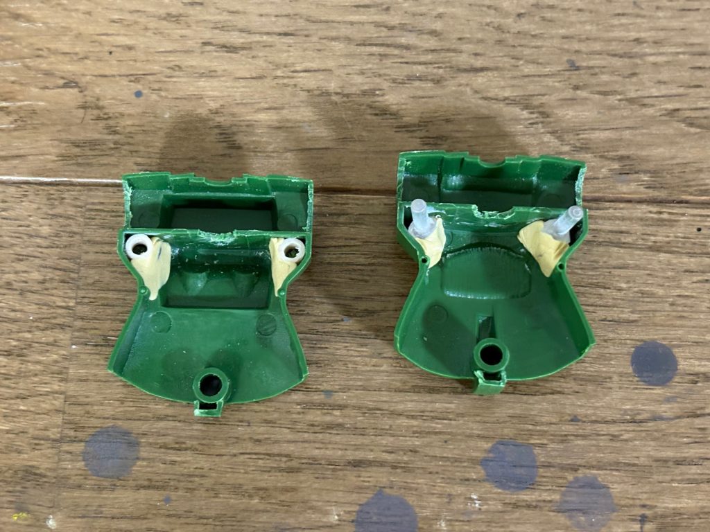塗る前はこんな感じ。