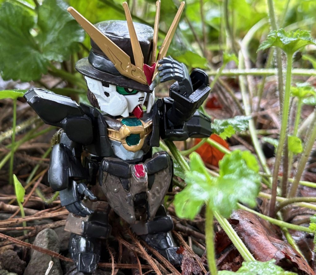 おまけ。ジャングルの中を一人歩くインディ。インディ「来年はガンダムX30周年か・・・感慨深いな。」次回を待て!!