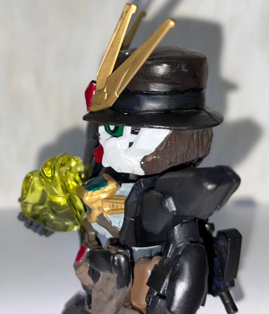 インディガンダムDX「月はいつもそこにある、か・・・」というわけで小ネタを含めたプチ改造の紹介終了。次回もお楽しみに。