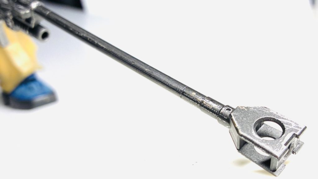 銃身の雰囲気はこんな感じ！塗装の剥がれ具合を表現してみました！