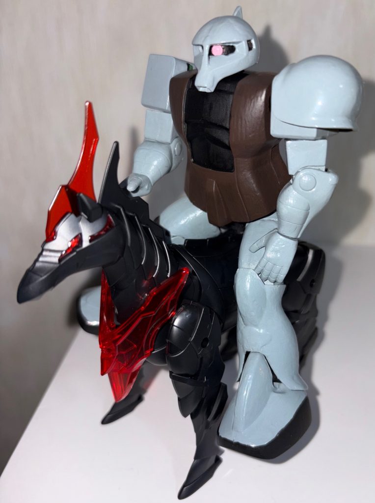 斜め上からのアングルだと自然な感じになるな。