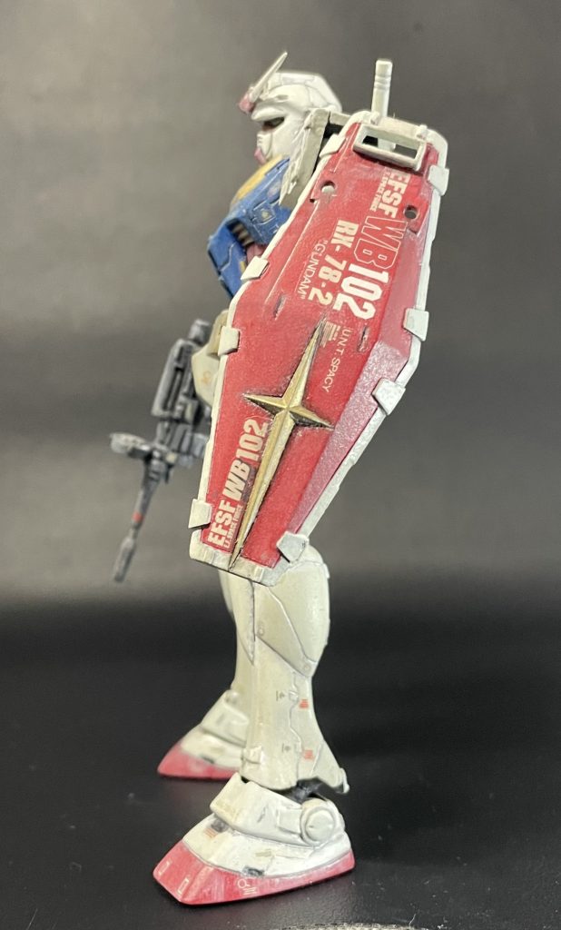 若気の至りのシールドデコ。カトキハジメさんのGFF影響バリバリ。