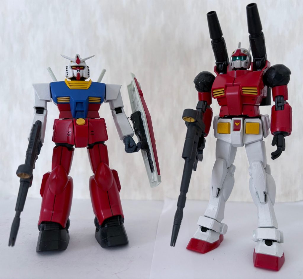 改造リバイバル版ガンダムで色々やってみた。