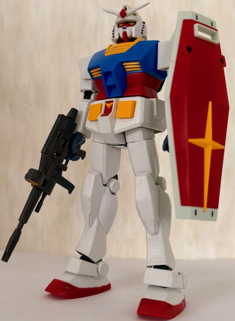 この問題を解決するべく、昨日急遽リバイブ版の足を使って改造した。