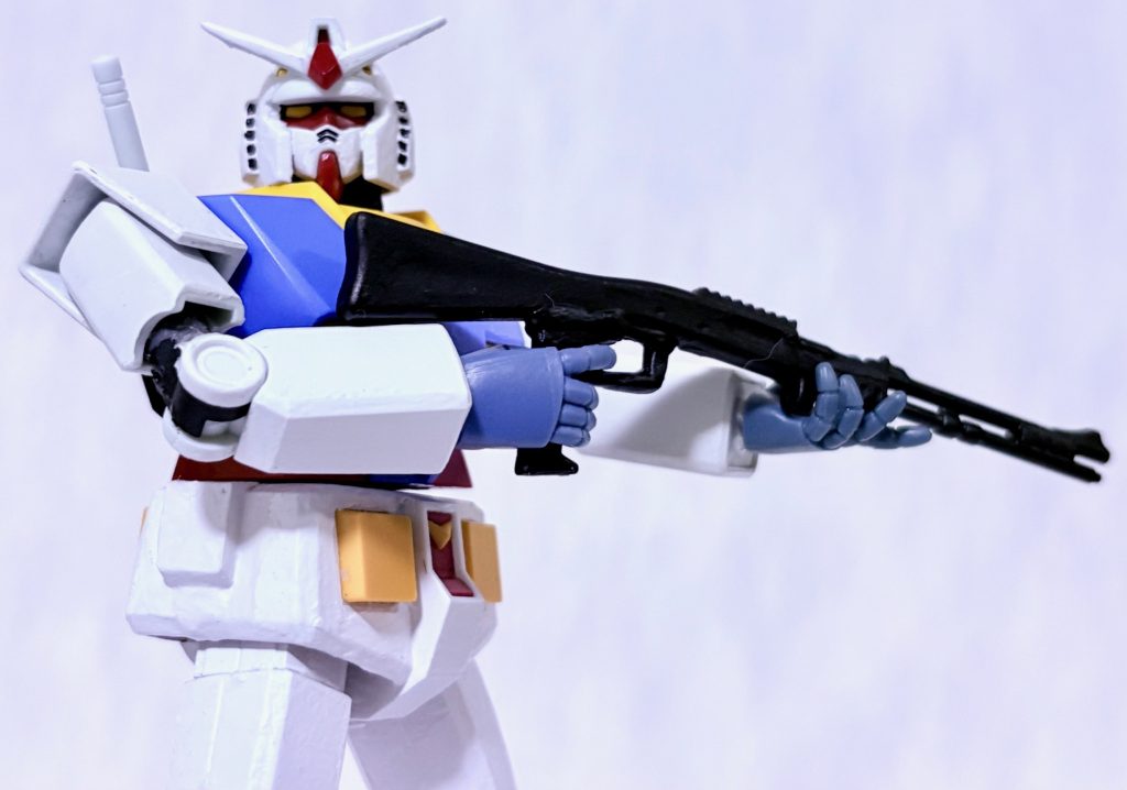 リバイバル版ガンダムにもフィットするように作っている。