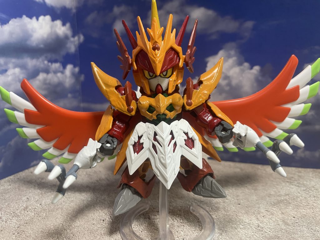 なんか翼の位置が決まらなくて腰位置になってしまいましたがナイトの雰囲気としては有りと思いました♪