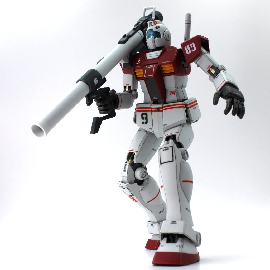 余ったジムキャノンパーツはMG1.0ジムのキャノン化改造に使用予定です(以前作った1.0準拠WDジムに並ばせたい！)。存在意義の大半であるデカールを抜かれてただの旧キット1/100ジムになったジム君も、プロポーション改造等してしっかり楽しみたいと思います。