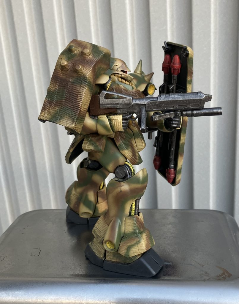 塗装完成した状態(ダメージ&ウェザリング前)