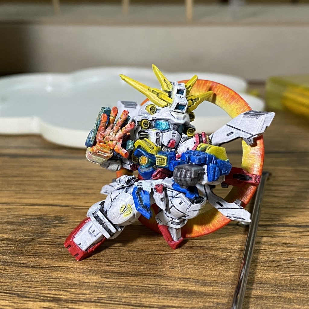 艶消しスプレー前の状態