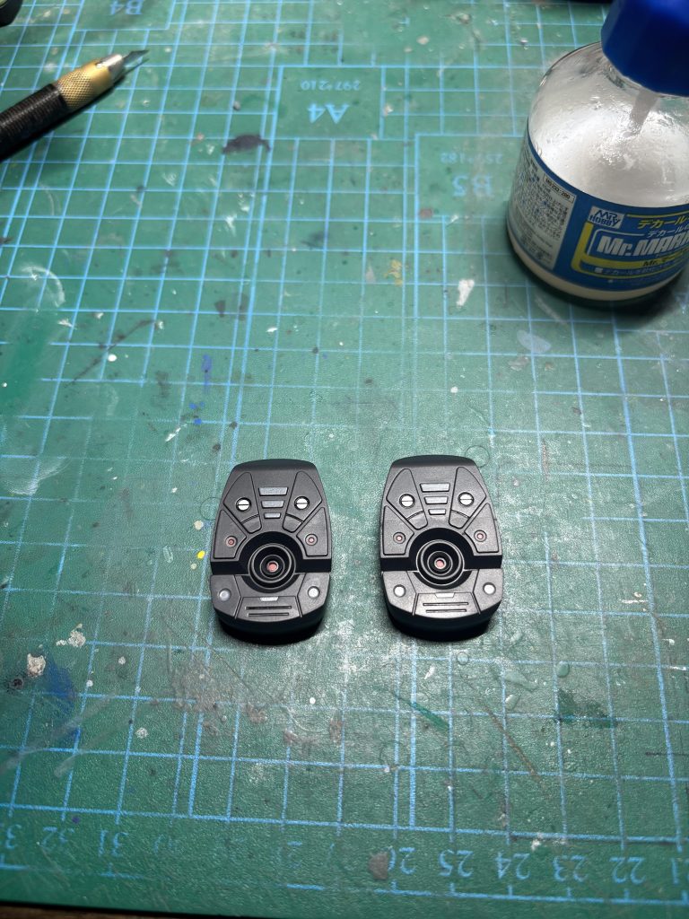 足裏も塗り分けをしてます