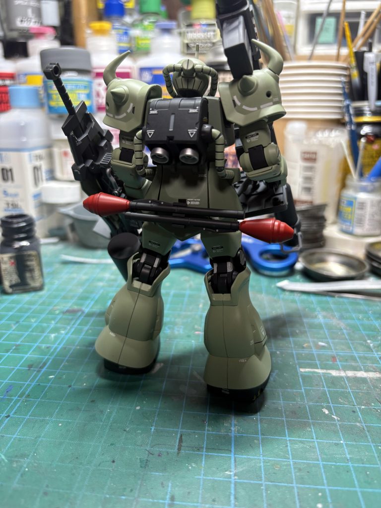 シュツルムファウストはリアスカートにマウント出来るようにしてます