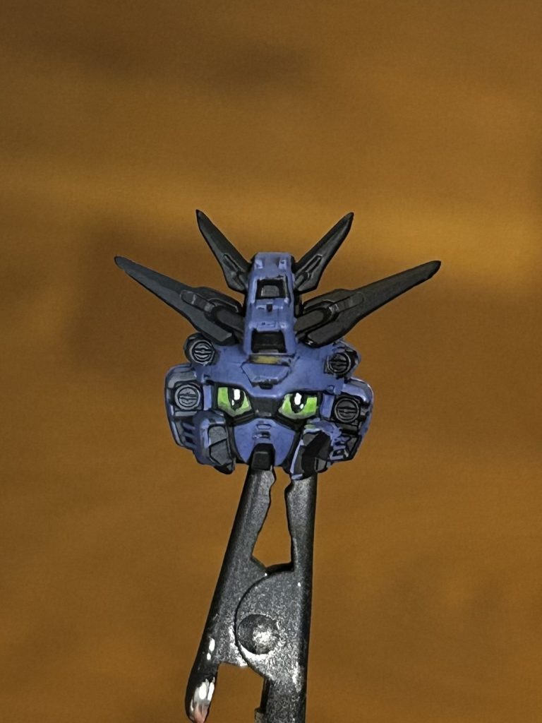 瞳にハイライトを入れています。かわいすぎるかな？と思いましたが、うまくまとまって良かったです。