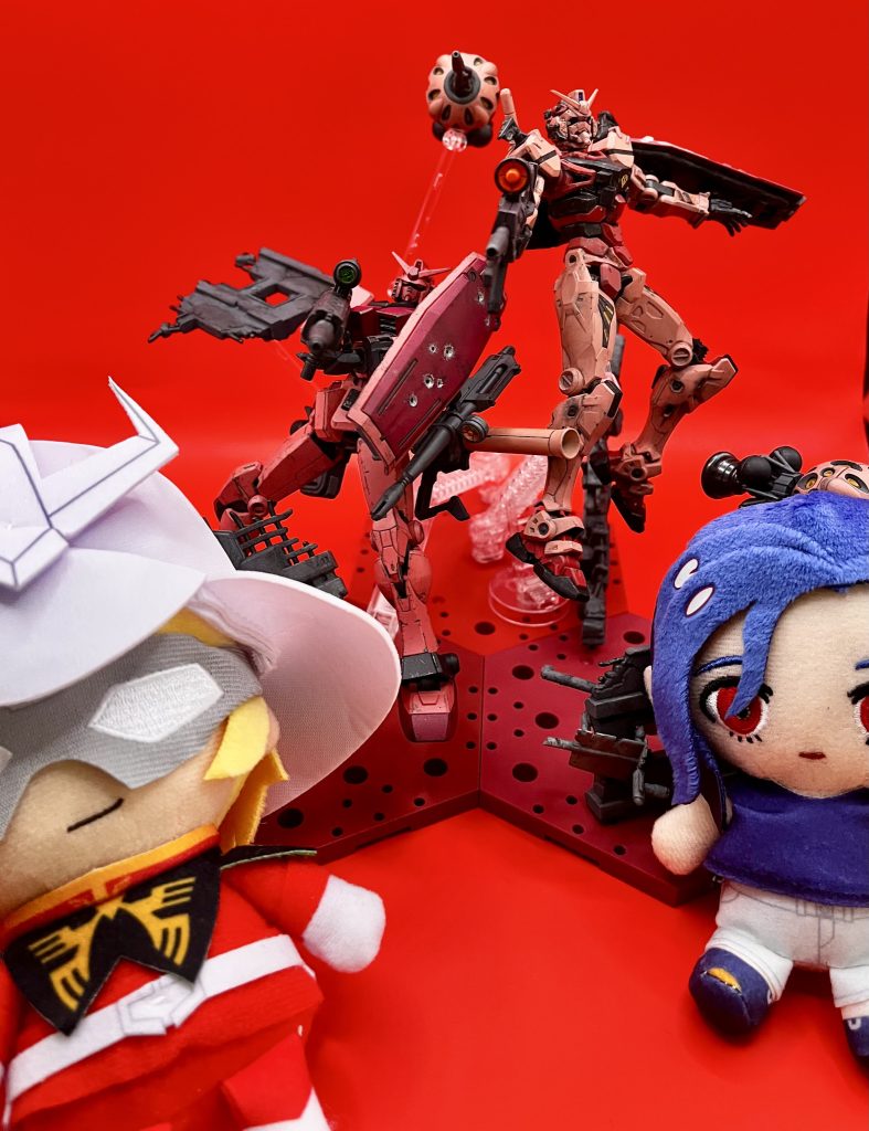 シャアぬいとシュウジぬいも添えて。