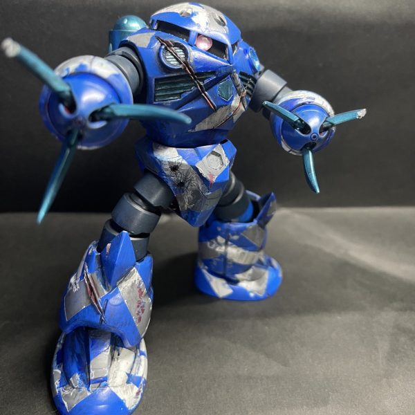 シャア専ズゴックを初筆塗り→初ウェザリング