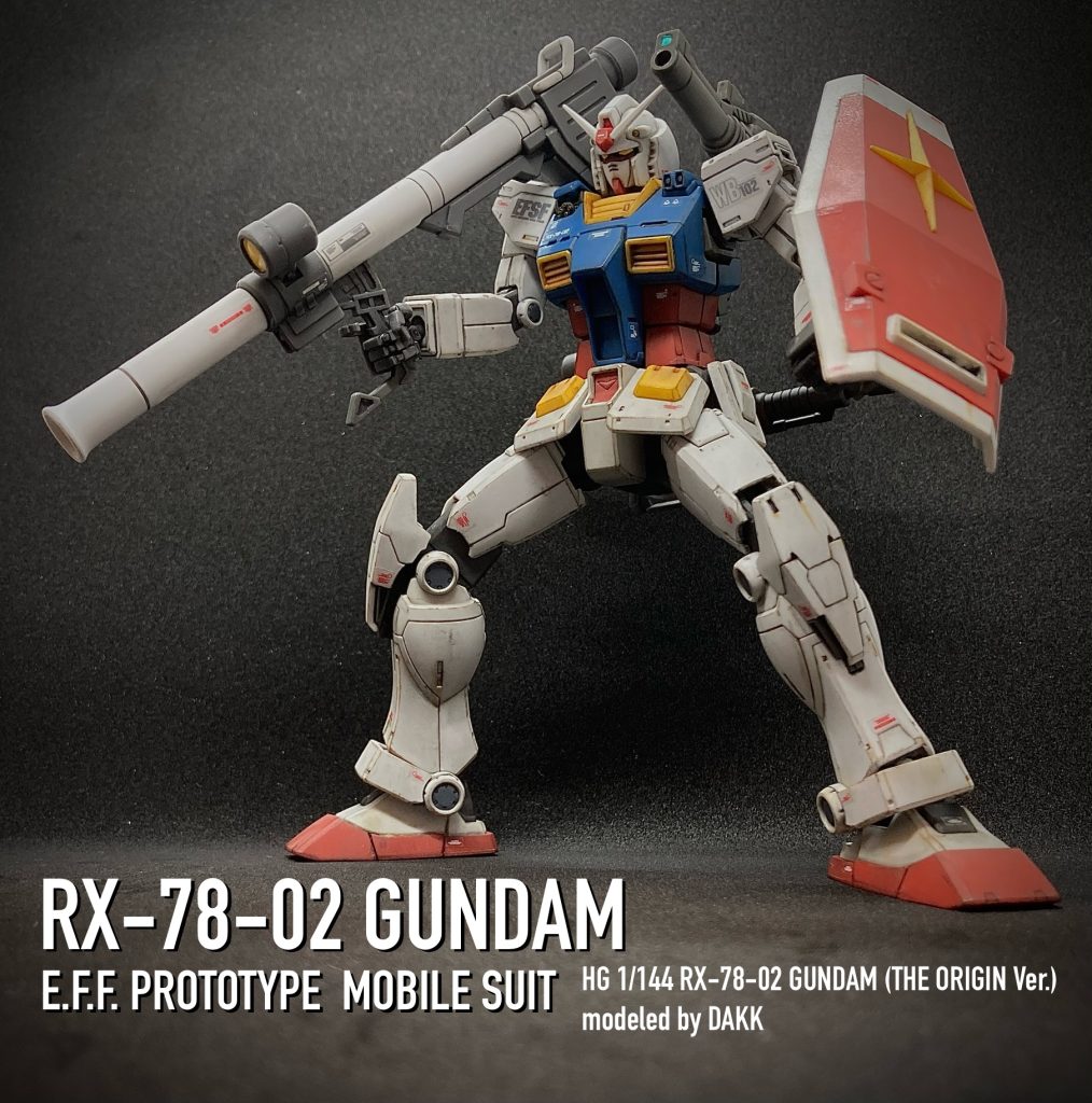 1/144ガンダム(the origin version)