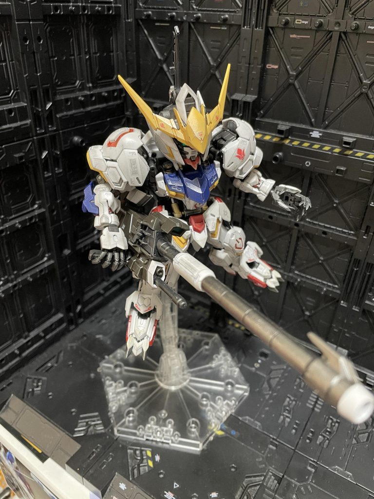 滑空砲を差し替えなしでこのポーズが取れるのが凄すぎる❗️