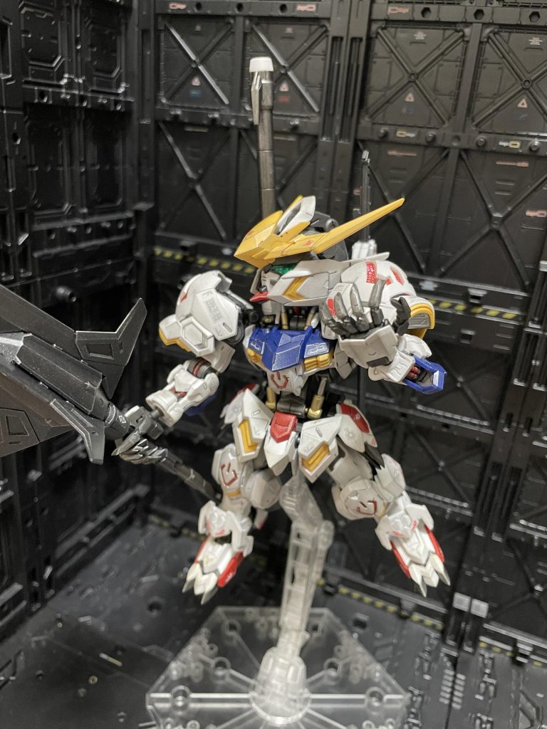 バルバトスで一番のお気に入り箇所はこの尖った指❗️悪魔っぽい感じが出てて大好きです♪