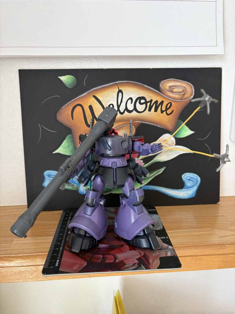 発売日購入成功なので早速組み立て。ドムの日まで待てずに公開させていただきます🙏