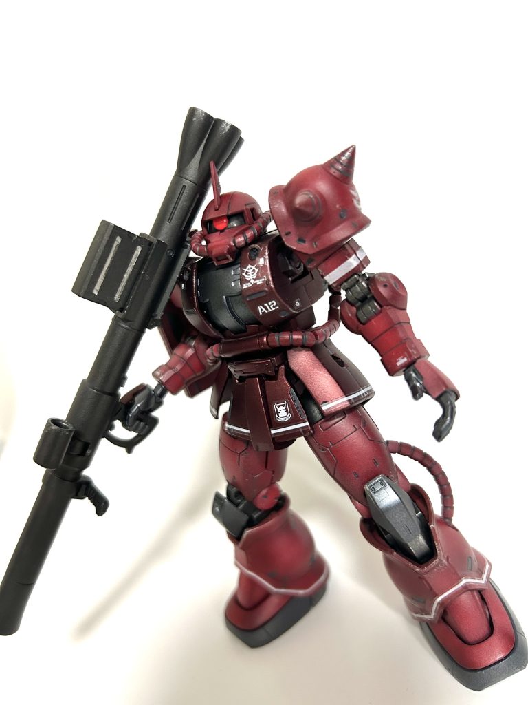 HGシャア専用ザク（オリジン版）–2枚目/制作者：@ich_taka