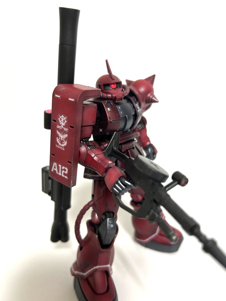 HGシャア専用ザク（オリジン版）–4枚目/制作者：@ich_taka