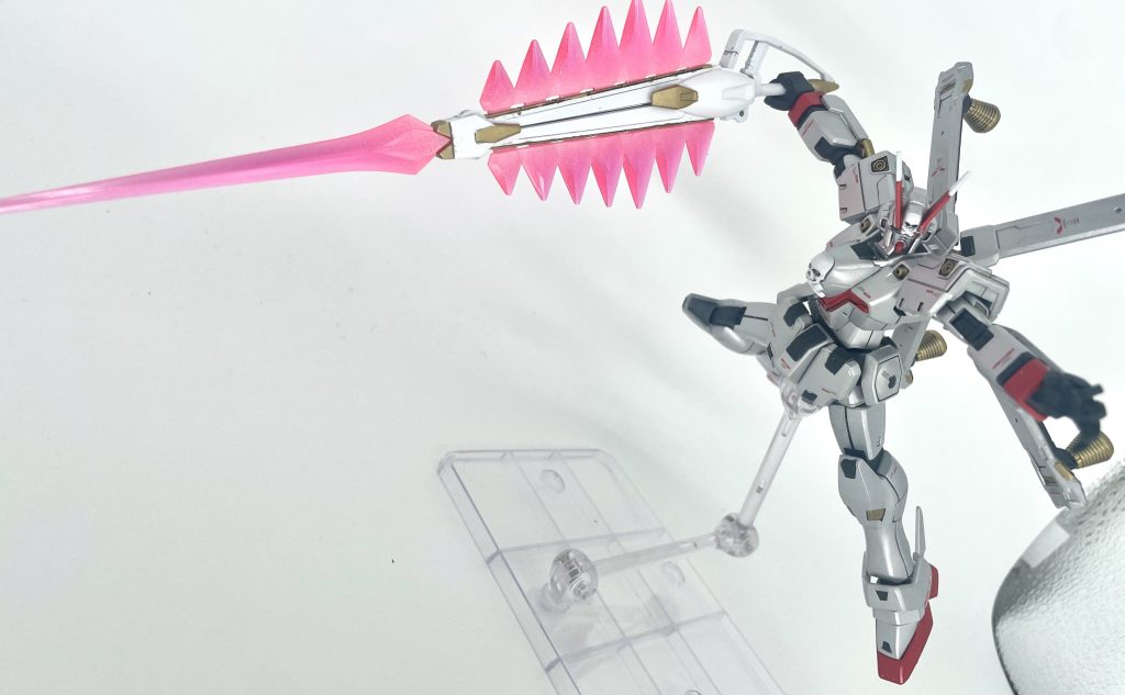 クジャク!余談ですが今回のXOは元々フルクロスだったものを改造したので、胸部のディテールが少し寂しくなっています。