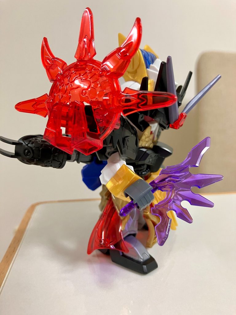 元董卓軍の配下という異色の経歴を強調する形で、三国創傑伝の董卓プロヴィデンスガンダムから連想した『SEED VS ASTRAY』のバリエーション機、ニクスプロヴィデンスガンダムを演者MSに設定しました。