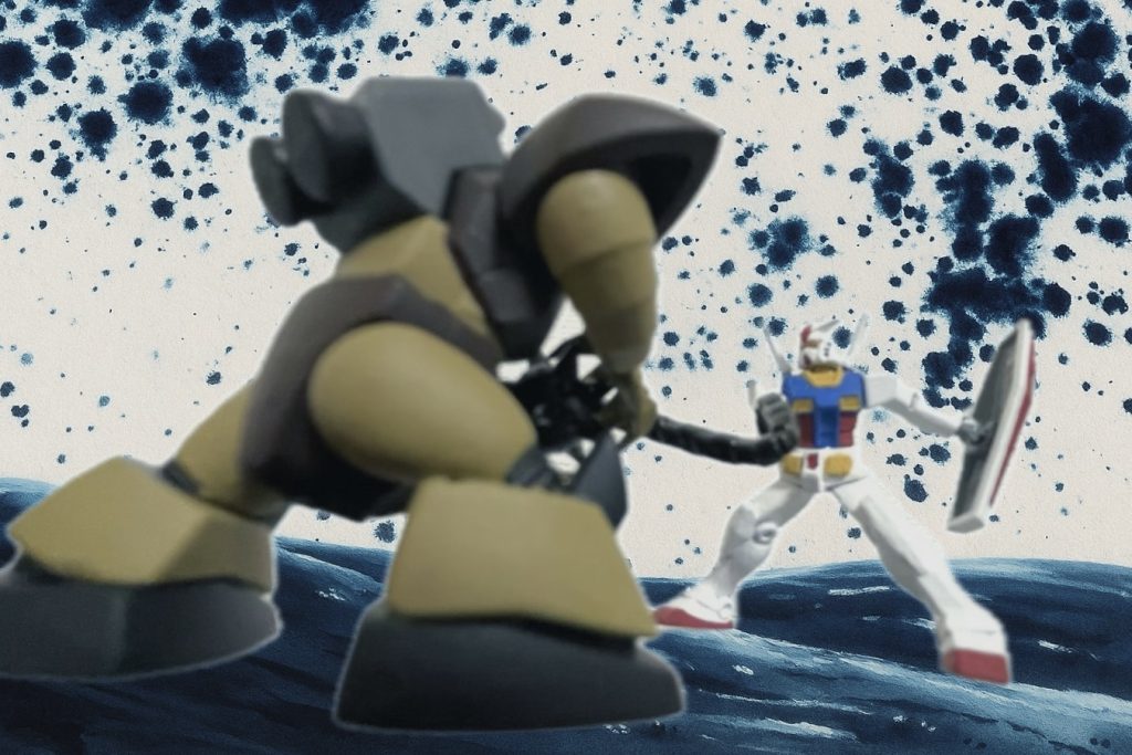 チョコサプ ゴック&ガンダム（ハイパーハンマー装備）