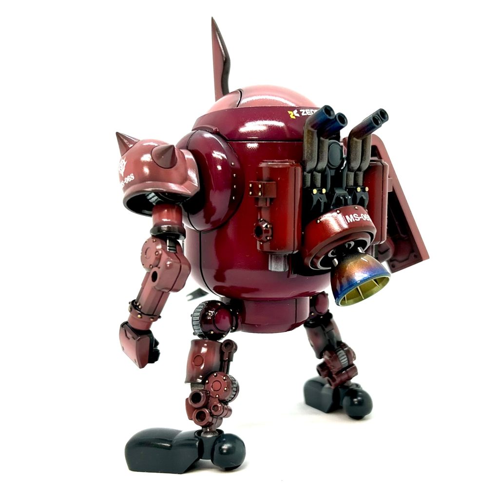 最近のマイブーム…  バーニアの焼け塗装とツヤあり仕上げ😌