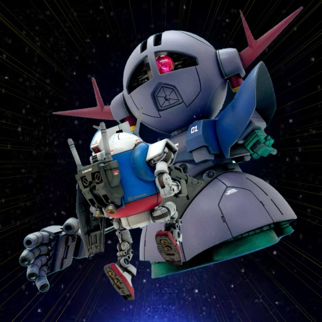 ジオングといえばこの場面。