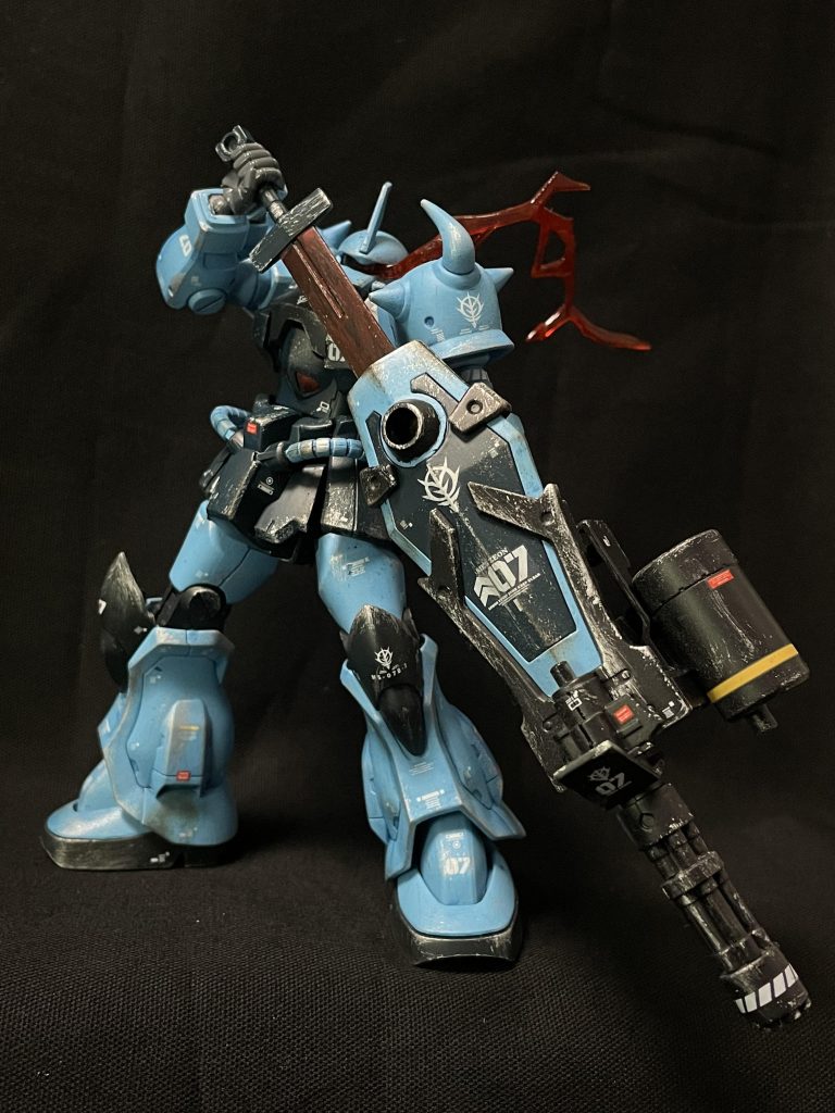 ガトリングの砲身はNetflixガンダムを見た影響ですね