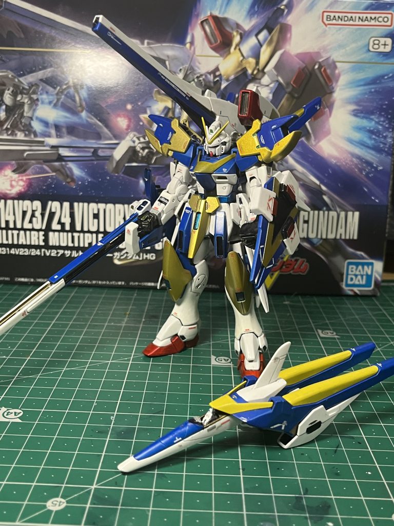 HGUC V2アサルトバスターガンダム＋コアファイター(VER KA風)