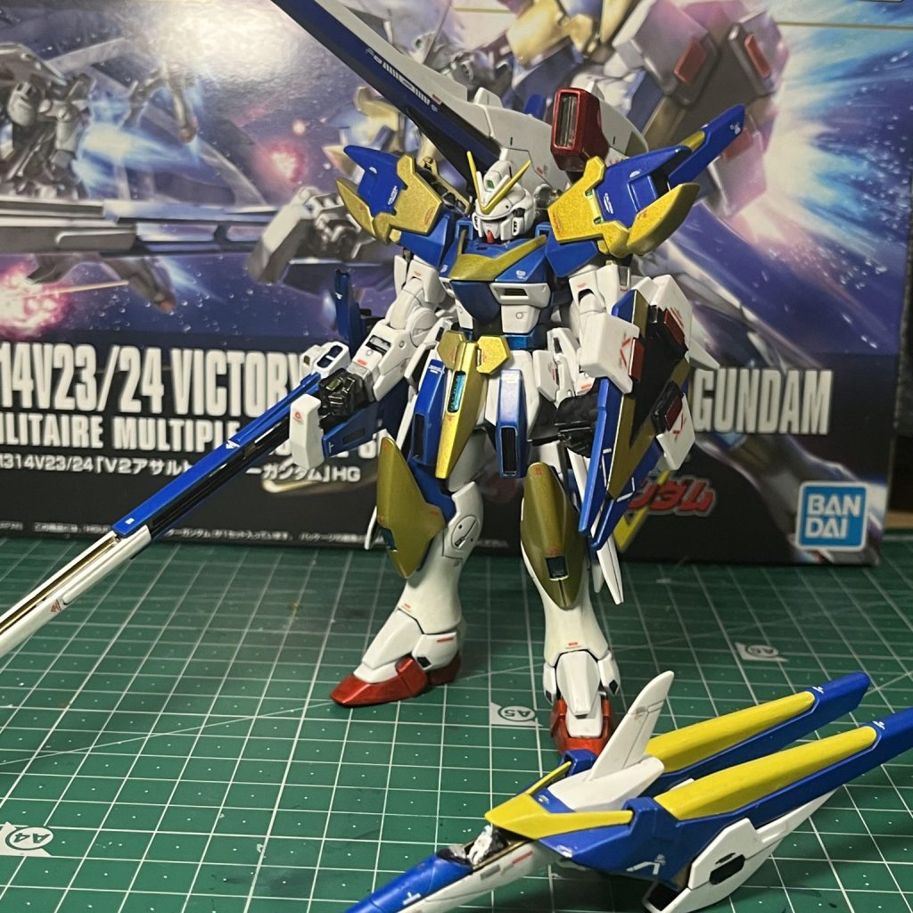 HGUC V2アサルトバスターガンダム＋コアファイター(VER KA風
