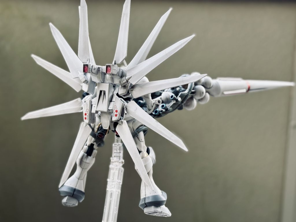 オプションパーツセット ガンプラ 10 (ギャラクシーブースター)を装着しました。いい感じになったかな☺️