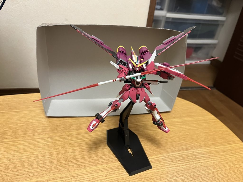 インフィニットジャスティスガンダム(HGCE版：オリジナルver)–9枚目/制作者：闇の君主「ショウヤ」(旧名：インパルス)