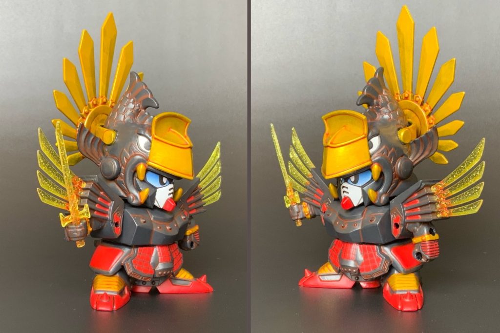 マスク部をジャンクパーツ(他のキット)から切り出して付け替えてます