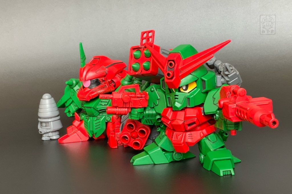 ザコボンバー(左端)は当時のブラッディキットに付属