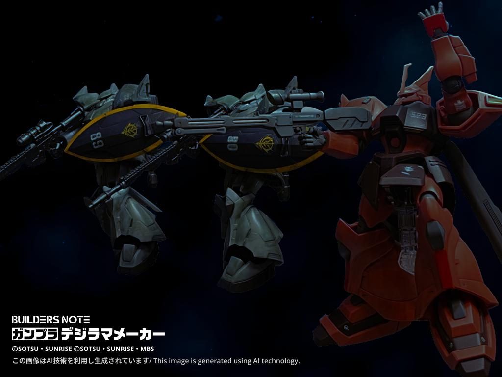 構えてもカッコイイ。以下、制作工程