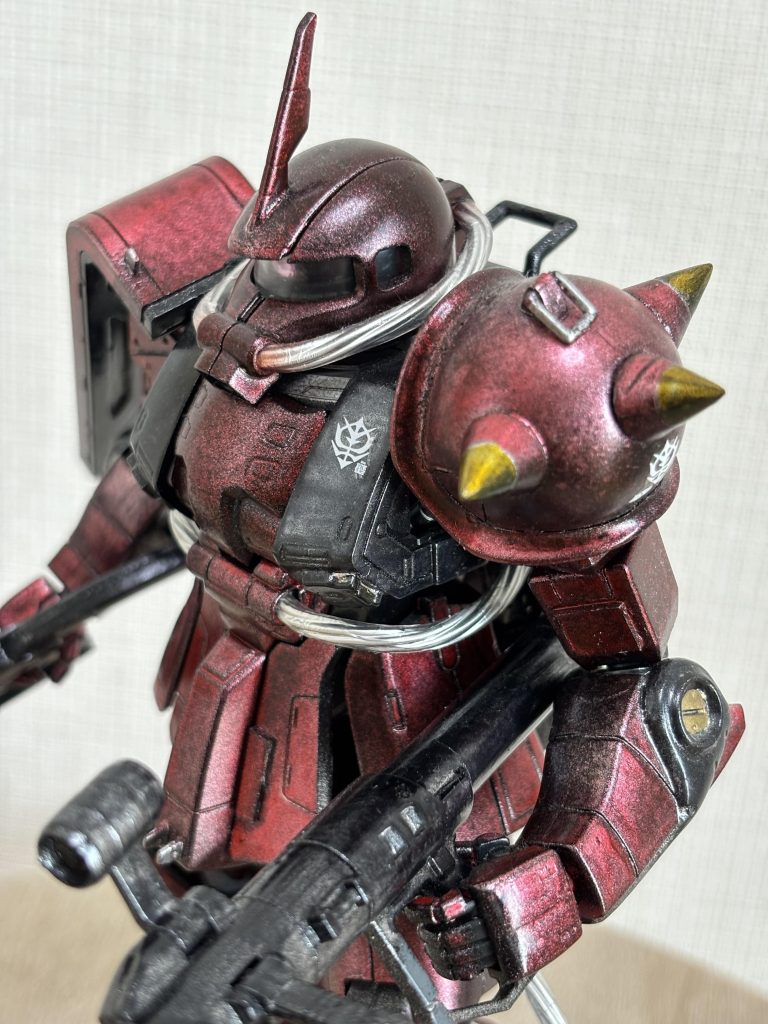 MGモデルは場所も取りますが、大きいキットだからこその作成後の満足感が違うんですよね〜次は何作ろうかなご覧頂きありがとうございました！